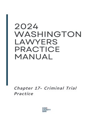 cover image of 2024-25 Washington Lawyers Practice Manual Chapter 17
